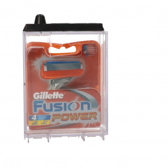 GILLETTE FUSION POWER RECAMBIO X4
