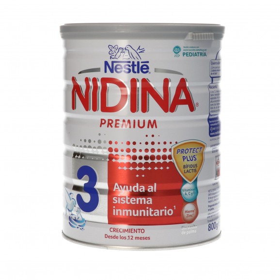 Llet infantil Nidina 3 Premium, 800 g. Nestlé