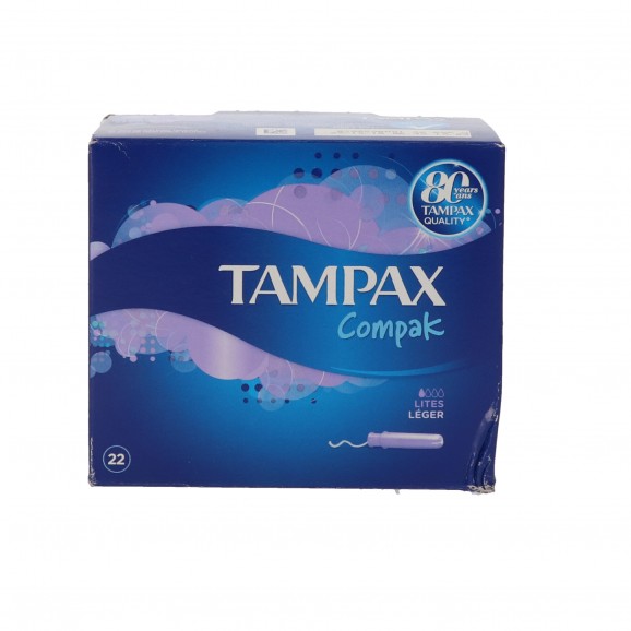 Tampones mini Compak, 22 unidades. Tampax