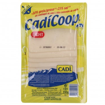 CADI CADICOOP QUESO LIGHT LONCHAS 200G