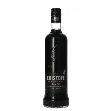 Vodka negre, 70 cl. Eristoff