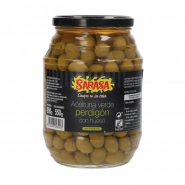 Olives vertes, 550 g. Sarasa