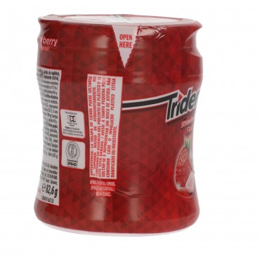 Xiclets de maduixa en pot, 82,6 g. Trident