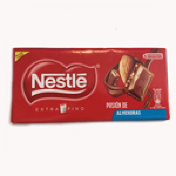 Xocolata extrafina amb ametlles, 123 g. Nestlé