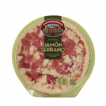 TARRADELLAS PIZZA JAMON SERRANO 390G