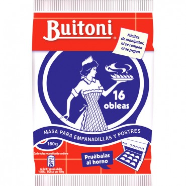 BUITONI PASTA EMPANADILLAS 16U. 160G