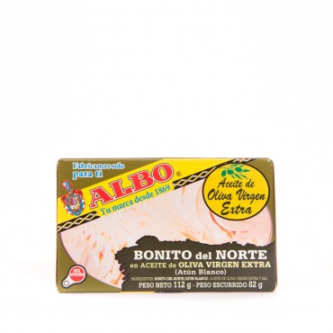 Bonítol en oli d'oliva verge extra, 112 g. Albo
