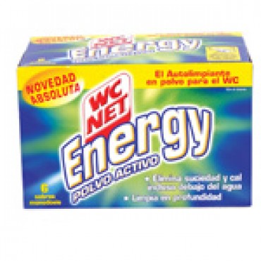 WC NET ENERGY POLVO DESINCRUSTANTE 4X60G