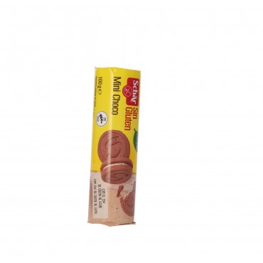 Minigaletes de xocolata farcides de crema de llet sense sucre, 100 g. Schär