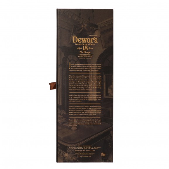 Whisky escocés Founder?s reserva de 18 años, 70 cl. Dewar's