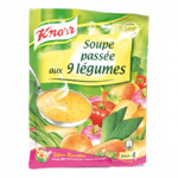 Sopa colada de 9 verdures, 105 g. Knorr