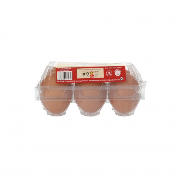 Huevos talla L, 6 unidades. El Meu Ou