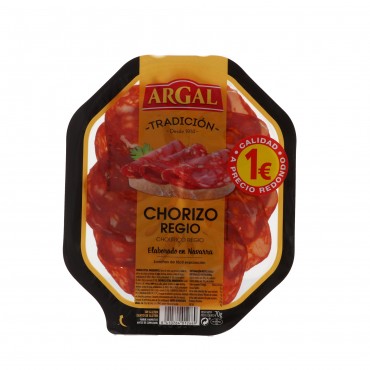 Bandeja de chorizo, 70 g. Argal