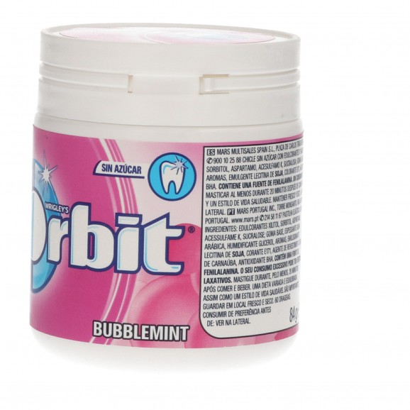 Chicle Bubblemint, 60 unidades. Orbit