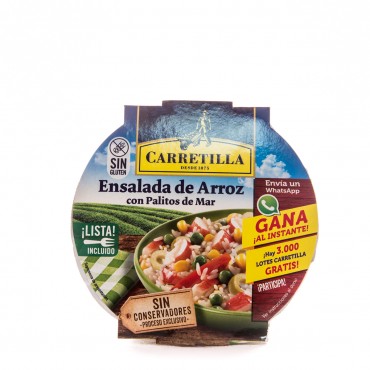 Salade de riz au crabe, 240 g. Carretilla