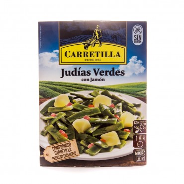 Patata i mongeta tendra, 240 g. Carretilla