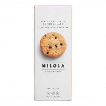 MILOLA COOKIE AVELLANA CHOCO 140GN