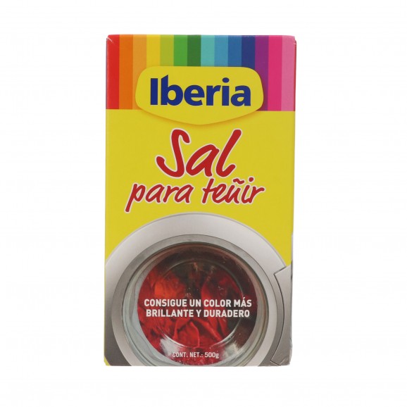 Sal fijadora de tinta, 500 g. Iberia