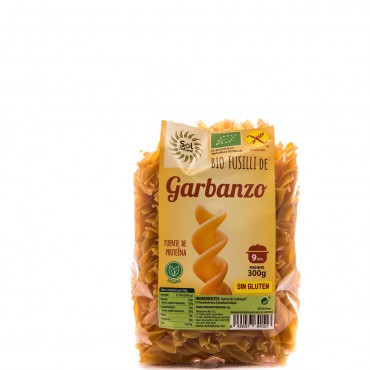 S NATURAL FUSSILI GARBANZO 300G