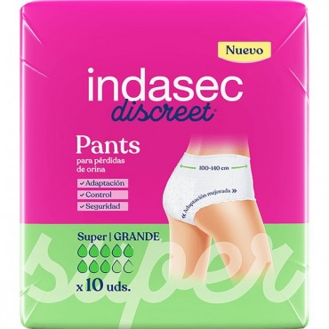 INDASEC PANTS SUPER TALLA L 10U