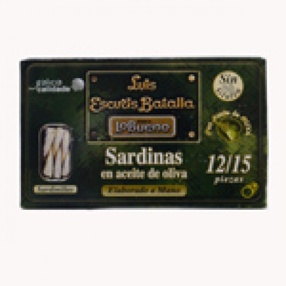 Sardineta en oli d'oliva, 12/15 peces. Lo Bueno