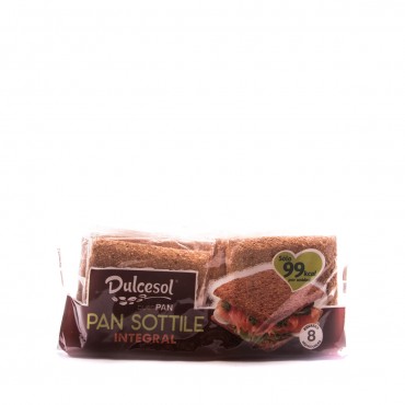 Pa integral Sottile, 8 unidades. Dulcesol