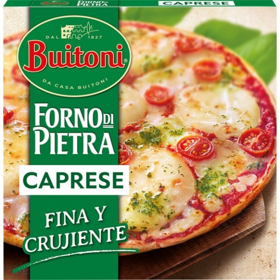 Pizza caprese Forno di Pietra, 350 g. Buitoni