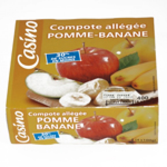 CASINO COMPOTE POMME-BANANE X4