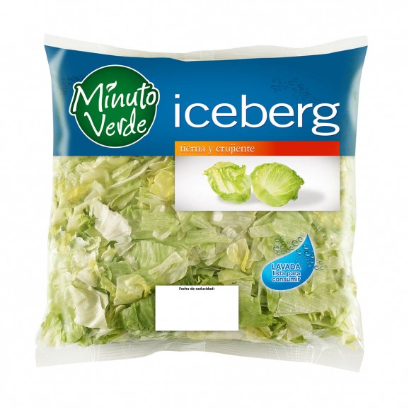 Lechuga Iceberg, 200 g. Minuto Verde