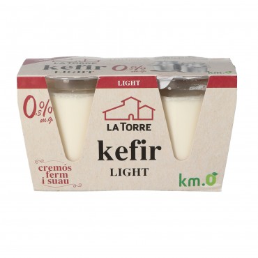 LA TORRE KEFIR CREMOS 0% 125G X2