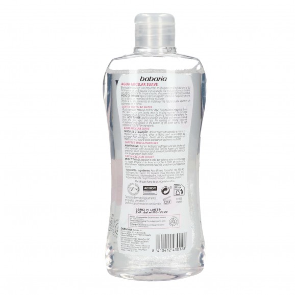 BABARIA AGUA MICELAR R.MOSQUETA 300ML