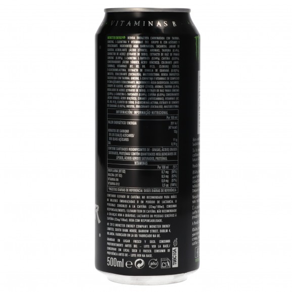 MONSTER ENERGY DRINK GREEN 50CL.