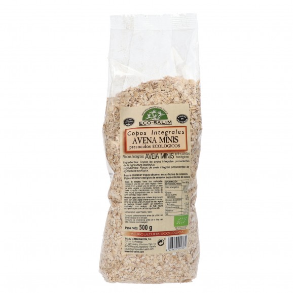 Copos de avena mini ECO, 500 g. Ecosalim