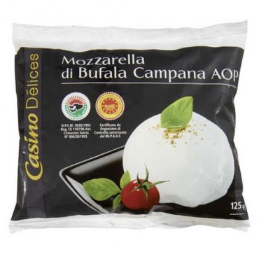 CASINO DL MOZZARELLA BUFFALA 125GR