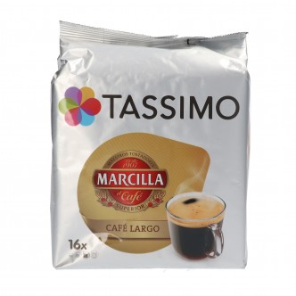 Cápsulas Tassimo Marcilla - Café con Leche - 16 unidades