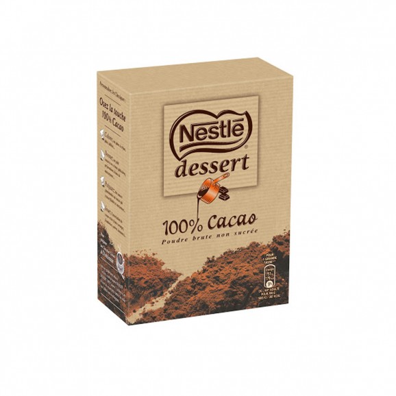 Chocolat en poudre 100 % cacao, 250 g. Nestlé