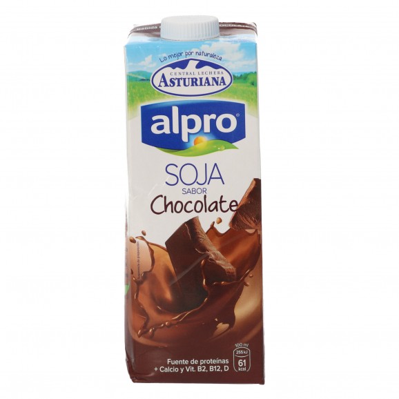 Bebida de soja con chocolate, 1 l. Alpro