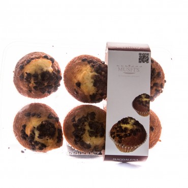 MUSFI'S MAGDALENES PEPITES XOCOLATA 6U.