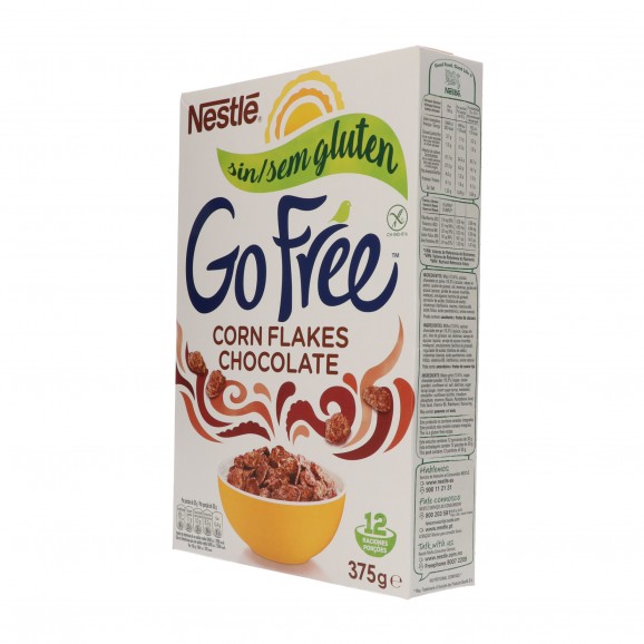 Cereals Corn Flakes de xocolata sense gluten, 375 g. Nestlé