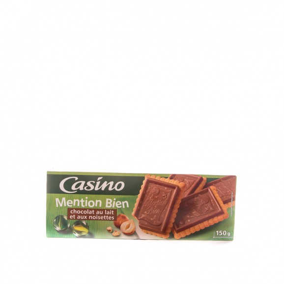 CASINO MENTION CHOCO-AVELLANAS 150GR