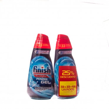 Sabó per a rentaplats en gel Tot en 1, 1,4 l. Finish