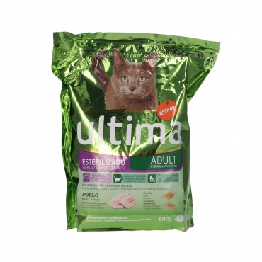 Menjar per a gat esterilitzat, 800 g. Ultima