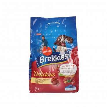 Aliment pour chien Tender & Delicious, 3 kg. Brekkies Excel