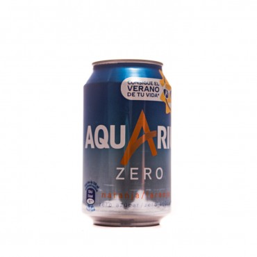 Refresc de taronja zero, 33 cl. Aquarius