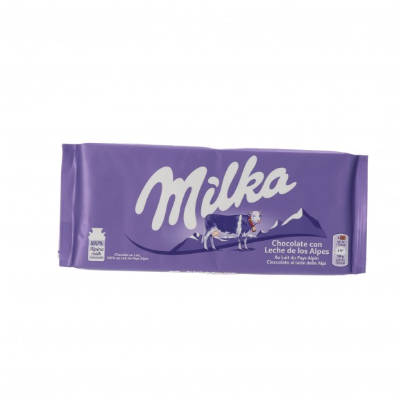Chocolat au lait, 125 g. Milka