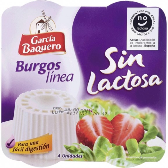 G.BAQUERO BURGOS LINEA S/LACTOSA 4X60GR