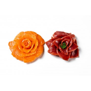 974-SASHIMI THON SAUMON 220G