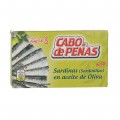 Sardinillas en aceite de oliva, 6/10 piezas 85 g. Cabo de Peñas
