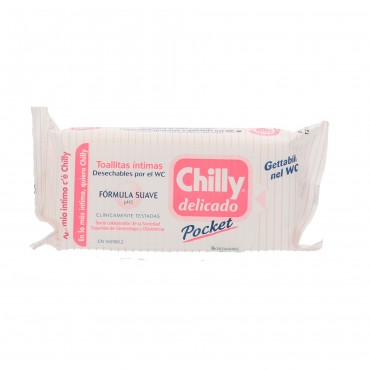 Tovalloletes íntimes delicades, 12 unitats. Chilly