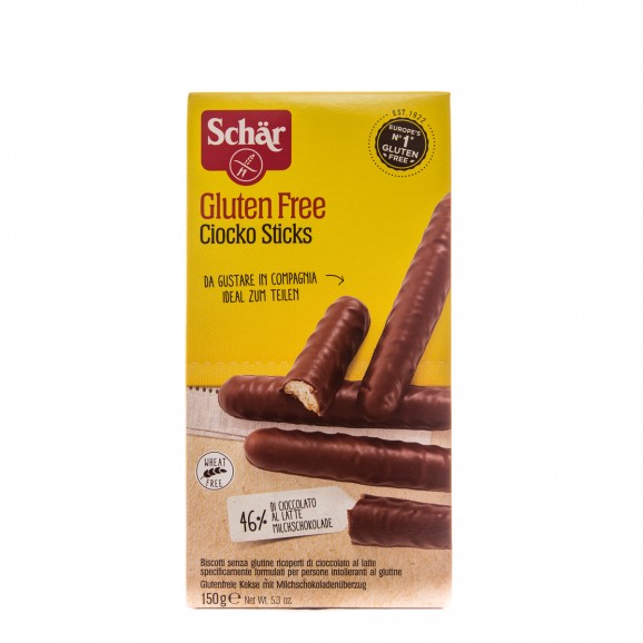 SCHAR CIOCKO STICKS GALLETAS 150G